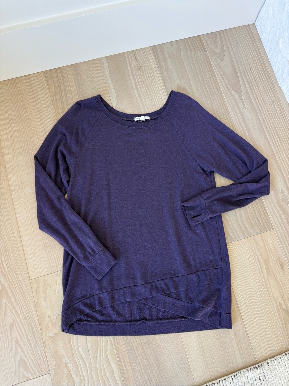 Threads 4 Thought Women's Long Sleeve Pullover in Plum